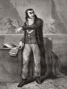 Antoine Quentin Fouquier-Tinville（1746-95），由Blanpain雕刻