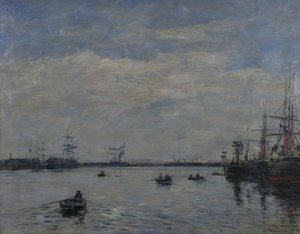 勒阿弗尔，1888年 作者 尤金·路易斯·布丁