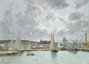 特鲁维尔港，1880年