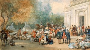 1870年在英格兰的狩猎早餐 作者 尤金·路易斯·拉米