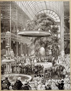 拉米为 1851 年伦敦世界博览会开幕。 作者 尤金·路易斯·拉米