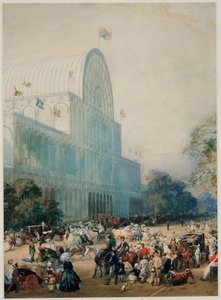 水晶宫就职典礼，1851年 作者 尤金·路易斯·拉米