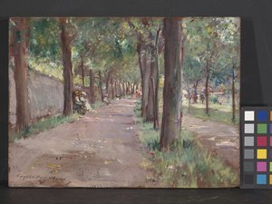 街景（油画） 作者 尤金·保罗·乌尔曼