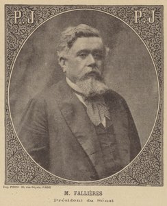 法国参议院议长Armand Fallieres