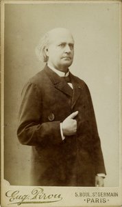 Leconte de Lisle 1818-1894的肖像，约1870年。 作者 尤金·皮鲁（Eugene Pirou）