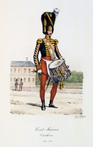 美分瑞士，鼓手，1814-17年 作者 尤金·蒂特克斯（Eugene Titeux）