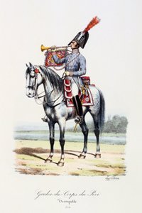 国王的保镖，号手，1814年 作者 尤金·蒂特克斯（Eugene Titeux）