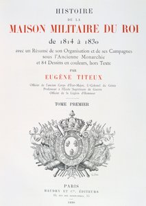 标题页，1814-1830年 作者 尤金·蒂特克斯（Eugene Titeux）