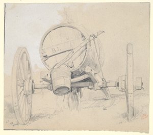 水车 作者 尤金·波蒂文（Eugene le Poittevin）