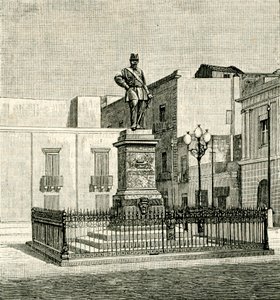 维托里奥-埃马努埃莱二世（1820-1878 年）纪念碑，尤金尼奥-马卡尼亚尼（1852-1930 年）作品，意大利阿普利亚莱切 作者 尤金尼奥·马卡尼亚尼