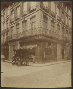 54 Rue Saint-Honoré 和 1 Rue des Prouvaires，（1° Arr.） 作者 欧仁·阿格特