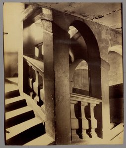 楼梯，25 rue des Blancs-Manteaux 作者 欧仁·阿格特