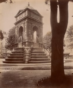 Fontaine des Innocents，来自《老巴黎的艺术》系列。 作者 欧仁·阿格特