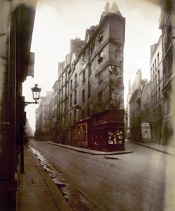 约1924年，巴黎塞纳河街和埃乔德街（b/w照片）。