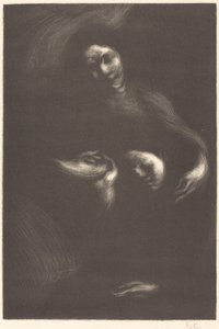 向托尔斯泰致敬 作者 欧仁·卡里尔（EugèneCarrière）
