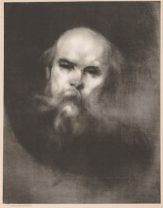 保罗·韦尔兰（Paul Verlaine），1896年。 作者 欧仁·卡里尔（EugèneCarrière）