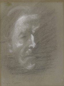 自画像。 作者 欧仁·卡里尔（EugèneCarrière）