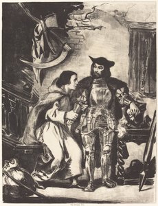 马丁弟兄与戈特兹在一起，1836年。 作者 尤金·德拉克洛瓦