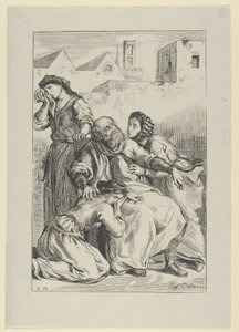 Goetz von Berlichingen之死，1845年，1845年。 作者 尤金·德拉克洛瓦