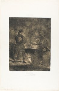 麦克白与女巫 作者 尤金·德拉克洛瓦