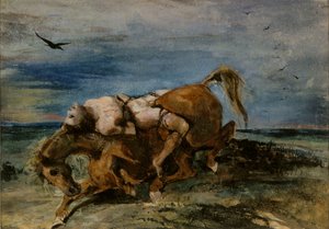 Mazeppa on the Dying Horse ，1824年。