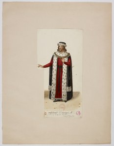 恩古埃兰-德-马里尼的服饰（拉图尔-德-内斯勒，1832 年） 作者 欧仁·法格