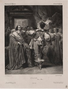 法国编年史：弗朗德的场景--孔代亲王，1829年。