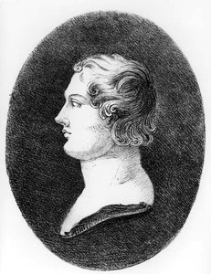 乔治·戈登的肖像，罗奇代尔的第六男爵拜伦（1788-1824），来自Lorenzo Bartolini的胸像（1777-1850）
