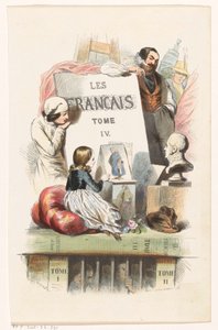 观察艺术
扉页法国人的画作，1841 年 作者 尤金·纪尧姆