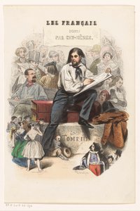 艺术家
标题: 法国人自己画的画，1841 年 作者 尤金·纪尧姆