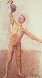 重量级举重运动员，1912年 作者 尤金·杨松