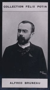 阿尔弗雷德-布鲁诺（1857）（黑白照片）。 作者 欧洲摄影师