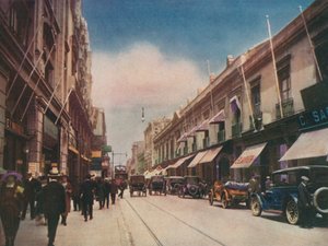 智利圣地亚哥Calle Ahumada (照片) 作者 欧洲摄影师