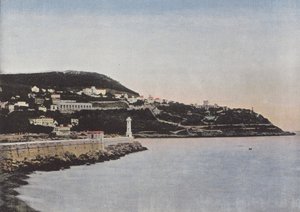 好的港口入口和Mont Boron 作者 欧洲摄影师