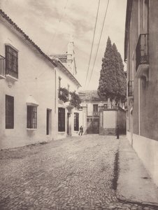 龙达 Calle de Gameros 的 Pres 房屋（黑白照片） 作者 欧洲摄影师