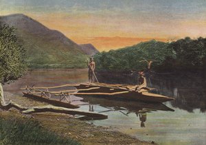 Pirogue De La Riviere De Monio 作者 欧洲摄影师