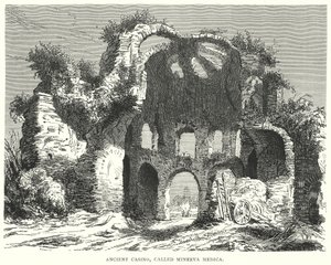 古代赌场，名为 Minerva Medica（雕刻） 作者 欧洲学校