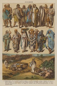 Arabes (colour litho) 作者 欧洲学校