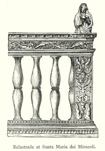 Santa Maria dei Miracoli 的栏杆（雕刻） 作者 欧洲学校