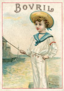 Boy in a sailor suit (chromolitho) 作者 欧洲学校