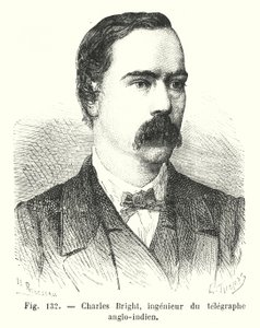 Charles Bright，工程师 du Telegraphe anglo-india（雕刻） 作者 欧洲学校