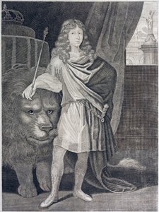 瑞典国王查理十一世（版画） 作者 欧洲学校
