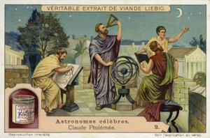 Claudius Ptolemy，希腊罗马天文学家，数学家和地理学家 作者 欧洲学校