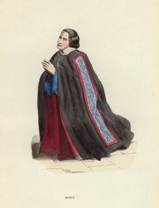 Doyen (coloured engraving) 作者 欧洲学校