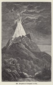 Eruption of Cotopaxi in 1741 (engraving) 作者 欧洲学校