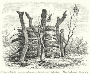 Fetish in Lunda (engraving) 作者 欧洲学校