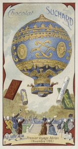 第一次载人气球飞行，1783年11月 作者 欧洲学校