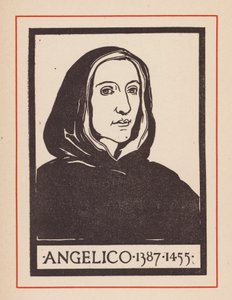 Fra Angelico，意大利文艺复兴时期艺术家（石版画） 作者 欧洲学校