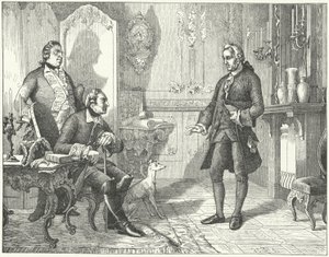Frederick the Great of Prussia with the poet Christian Furchtegott Gellert 作者 欧洲学校
