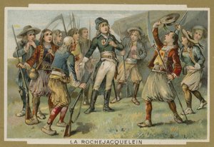 Henri de la Rochejacquelein对他的士兵，Vendee Revolt，法国大革命发表讲话 作者 欧洲学校